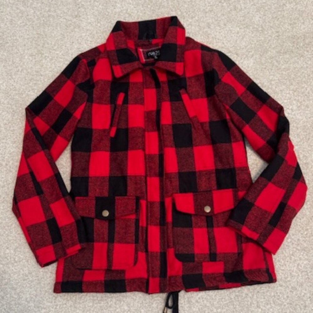 Rue 21 Buffalo Plaid Anorak Jacket - Women's Medium